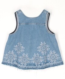 GANNI(Kj[)GANNI/Kj[ Broderie Anglaise Denim Top / J1710 / u[h[ AO[Y fjgbvX / obNI[v(L~\[)