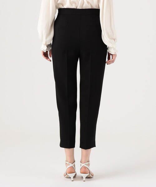 BALLSEY（ボールジィ）の「ライトダブルクロス テーパードパンツ（スラックス・レディース・ブラック/ライトベージュ・34/36/38/32）」の6枚目の写真