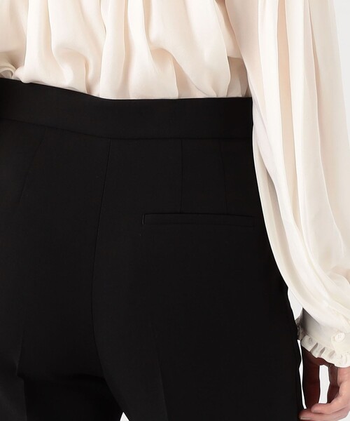 BALLSEY（ボールジィ）の「ライトダブルクロス テーパードパンツ（スラックス・レディース・ブラック/ライトベージュ・34/36/38/32）」の8枚目の写真