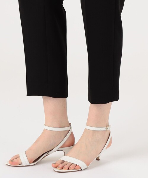 BALLSEY（ボールジィ）の「ライトダブルクロス テーパードパンツ（スラックス・レディース・ブラック/ライトベージュ・34/36/38/32）」の10枚目の写真