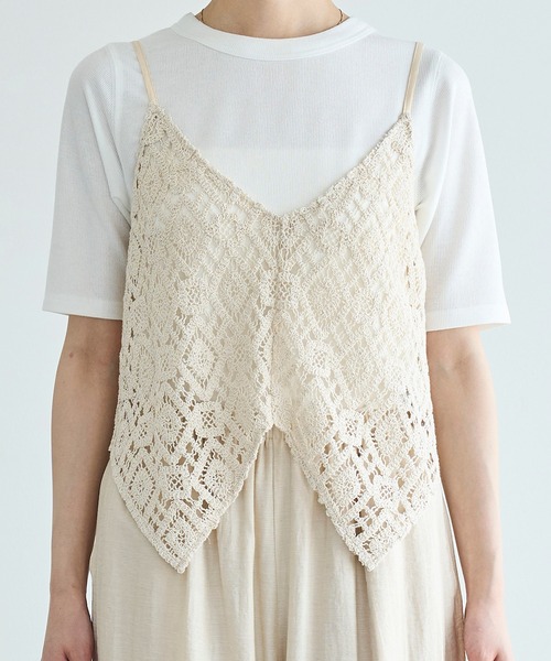 meilmada（メイルマダ）の「レースキャミソール（キャミソール・レディース・ライトベージュ・FREE）」の14枚目の写真