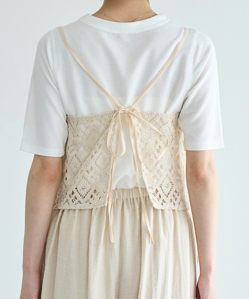 meilmada（メイルマダ）の「レースキャミソール（キャミソール・レディース・ライトベージュ・FREE）」の16枚目の写真