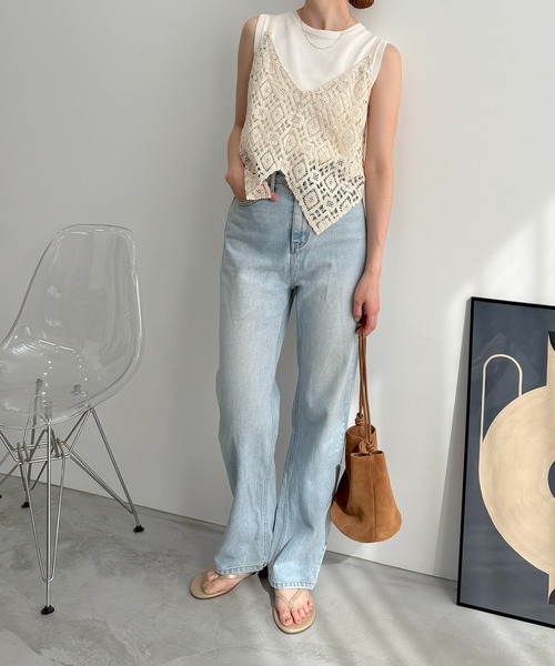 meilmada（メイルマダ）の「レースキャミソール（キャミソール・レディース・ライトベージュ・FREE）」の13枚目の写真