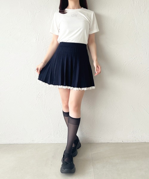 apres jour(アプレジュール)の「ラインストーンイニシャルTシャツ(Tシャツ/カットソー・レディース・ホワイト系その他/ホワイト系その他3/ホワイト系その他4/ホワイト系その他2/ホワイト系その他5・フリー)」の18枚目の写真