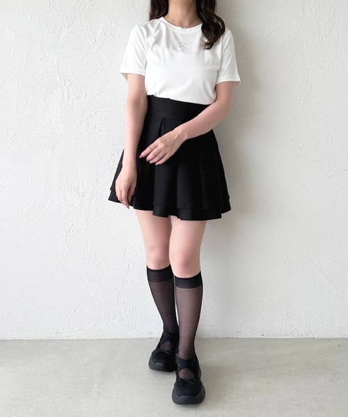 apres jour(アプレジュール)の「ラインストーンイニシャルTシャツ(Tシャツ/カットソー・レディース・ホワイト系その他/ホワイト系その他3/ホワイト系その他4/ホワイト系その他2/ホワイト系その他5・フリー)」の22枚目の写真