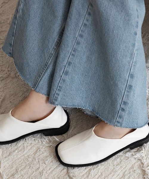 3.3 Field Trip （3.3フィールドトリップ）の「3.3 Field Trip／フレアデニムパンツ（デニムパンツ・レディース・ブルー・SMALL/MEDIUM）」の17枚目の写真