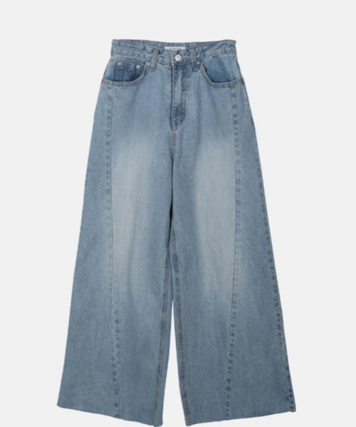 3.3 Field Trip （3.3フィールドトリップ）の「3.3 Field Trip／フレアデニムパンツ（デニムパンツ・レディース・ブルー・SMALL/MEDIUM）」の19枚目の写真