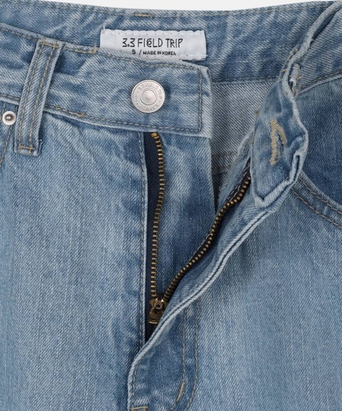 3.3 Field Trip （3.3フィールドトリップ）の「3.3 Field Trip／フレアデニムパンツ（デニムパンツ・レディース・ブルー・SMALL/MEDIUM）」の22枚目の写真