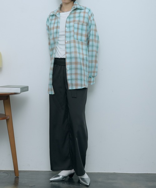 SEN TOKYO(セントーキョー)の「リラックス感と上品さ。ウエストリボンイージーパンツ(その他パンツ・レディース・ブラック/グレー/アイボリー/ブラウン・FREE)」の13枚目の写真