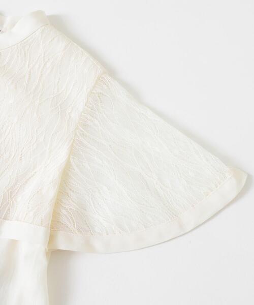 URBAN RESEARCH ROSSO WOMEN（アーバンリサーチ　ロッソ）の「ウォッシャブルレースケープブラウス（シャツ/ブラウス・レディース・ブラック/モカ/ホワイト・FREE）」の15枚目の写真