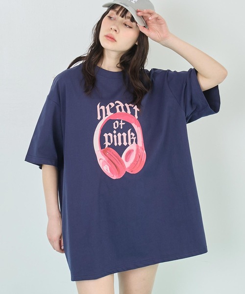 ワールド オンラインストア イヤホンプリント ビッグ Tシャツ（Tシャツ/カットソー）｜ANAP トップス