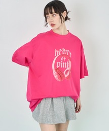 イヤホンプリント ビッグ Tシャツ