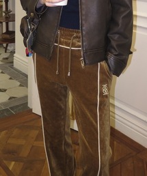 Kijun(LW)Kijun/LW Velour Track Pants gbNpc(XEFbgpc)