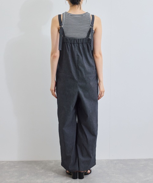 VIS(ビス)の「ベルト付きベアサロペット(サロペット/オーバーオール・レディース・ブラック系その他/ブルー・FREE)」の20枚目の写真