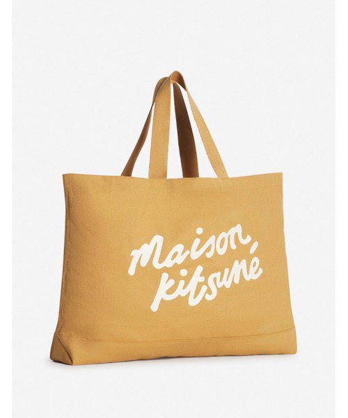 すぐ届く♪Maison Kitsune 大きめトートバッグ キャンバス MAISON KITSUNE メゾンキツネ トートバッグ メンズ レディース