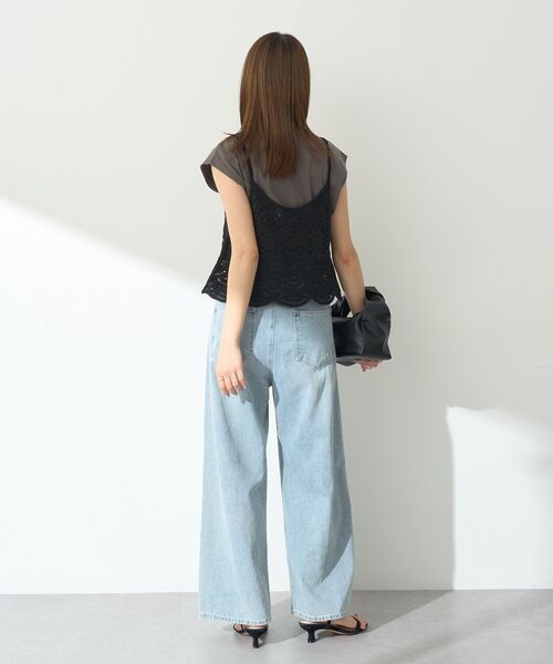 earth music&ecology（アースミュージックアンドエコロジー）の「SET2点 クロシェキャミ＋ノースリーブプルオーバー（Tシャツ/カットソー・レディース・ブラック/ブラウン/ライトカーキ/ホワイト系その他2・FREE）」の13枚目の写真