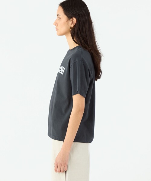 MACPHEE(マカフィー)の「コットンロゴプリント Tシャツ(Tシャツ/カットソー・レディース・ブラック/ホワイト・S)」の5枚目の写真