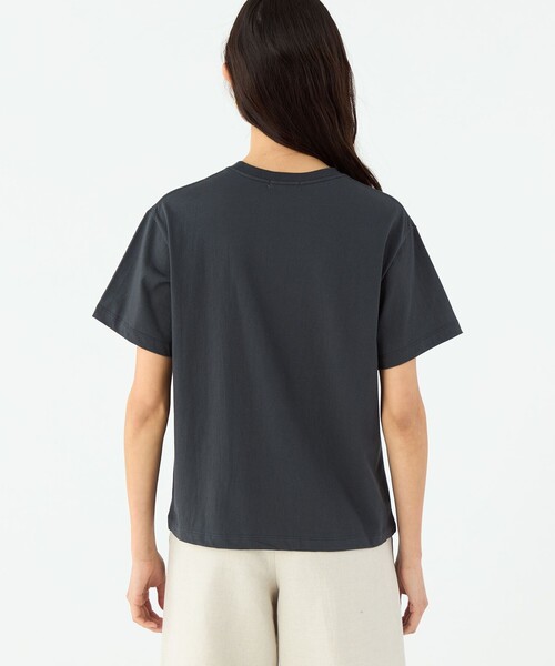 MACPHEE(マカフィー)の「コットンロゴプリント Tシャツ(Tシャツ/カットソー・レディース・ブラック/ホワイト・S)」の6枚目の写真