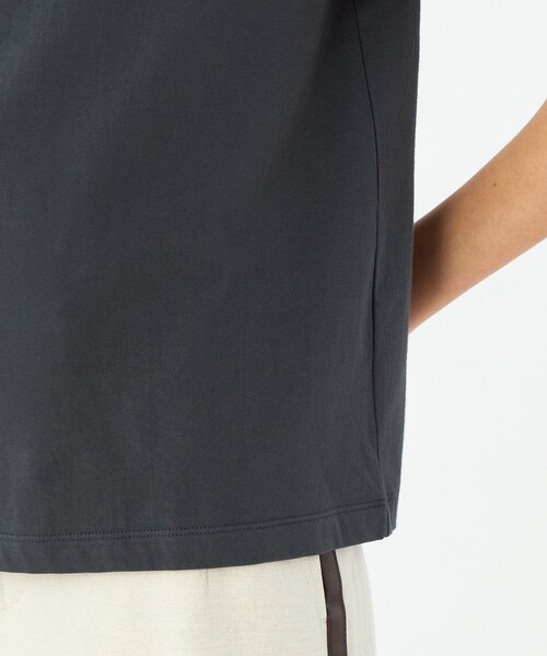 MACPHEE(マカフィー)の「コットンロゴプリント Tシャツ(Tシャツ/カットソー・レディース・ブラック/ホワイト・S)」の9枚目の写真