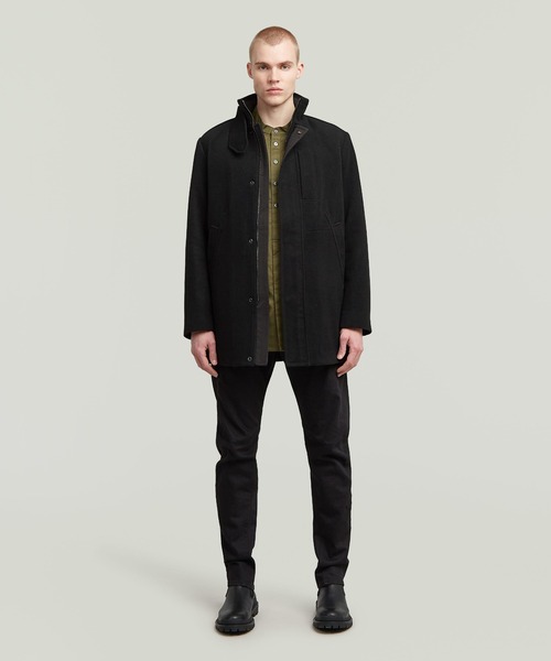 G-STAR（ジースター）の「CONTOR 3D SLIM JEANS/立体裁断スリムテーパードジーンズ（デニムパンツ・メンズ・ブラック・33/30/28/30/29/30/30/30/31/30/32/30/34/30）」の4枚目の写真