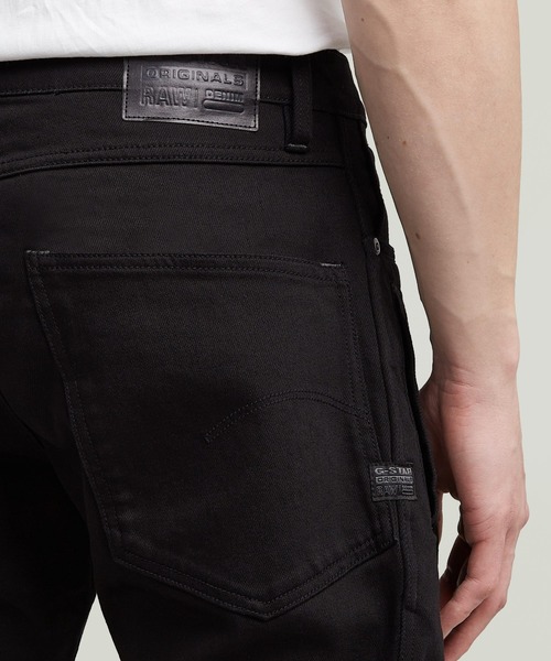 G-STAR（ジースター）の「CONTOR 3D SLIM JEANS/立体裁断スリムテーパードジーンズ（デニムパンツ・メンズ・ブラック・33/30/28/30/29/30/30/30/31/30/32/30/34/30）」の5枚目の写真