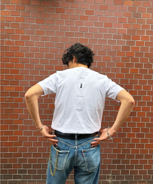 B'day(ビーデイ)の「ヘヴィウェイト天竺 プリント 半袖 クルーネック コットン100%(Tシャツ/カットソー・メンズ・ブラック/ホワイト/ブルーグリーン・LARGE/MEDIUM)」の8枚目の写真