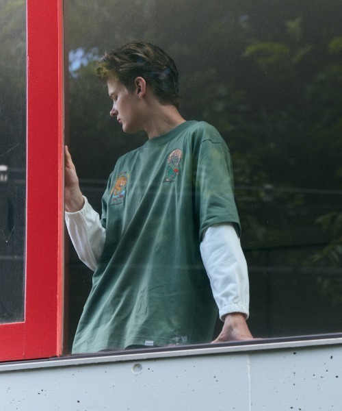 rehacer(レアセル)の「rehacer : Chill Hop Relax Fit T-shirt / チルホップ リラックス Tシャツ(Tシャツ/カットソー・メンズ・グリーン/ホワイト/スミクロ・LARGE/X-LARGE/SMALL/MEDIUM)」の17枚目の写真