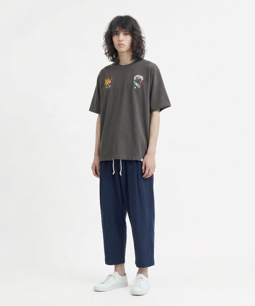 rehacer(レアセル)の「rehacer : Chill Hop Relax Fit T-shirt / チルホップ リラックス Tシャツ(Tシャツ/カットソー・メンズ・グリーン/ホワイト/スミクロ・LARGE/X-LARGE/SMALL/MEDIUM)」の22枚目の写真