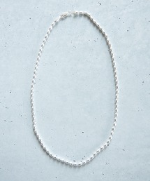Magine(}[W)925 SILVER OVAL BALL CHAIN NECKLACE 45cm:X^[O Vo[ I[o{[`F[ lbNX(lbNX)