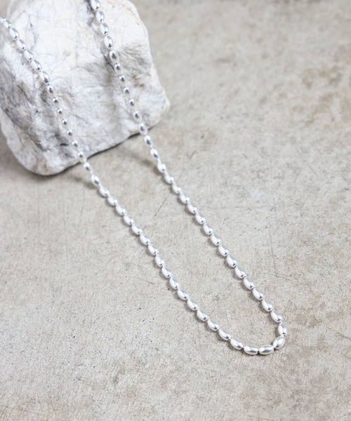 Magine（マージン）の「925 SILVER OVAL BALL CHAIN NECKLACE 45cm