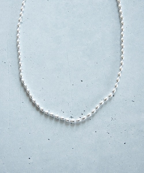 Magine（マージン）の「925 SILVER OVAL BALL CHAIN NECKLACE 45cm 