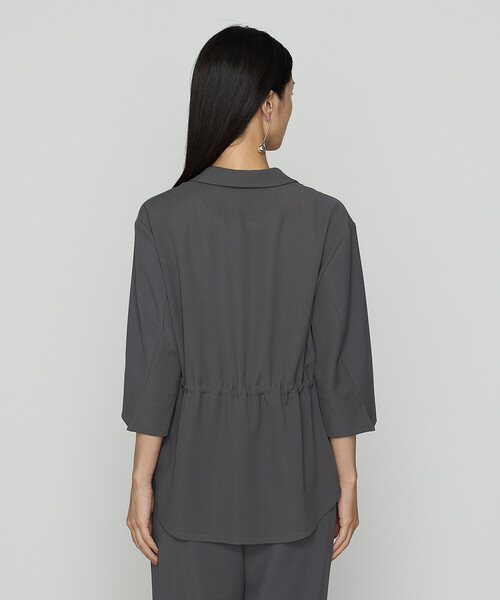 COMME CA（コムサ）の「【セットアップ対応】ストレッチカラミ ジャケット（テーラードジャケット・レディース・グレイッシュベージュ/グレー・9号/11号）」の9枚目の写真