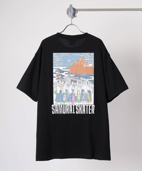 メンズ Tシャツ バックプリント アニマル レトロ ゆったり a1226 セール】【83】SAMURAI/バックプリント/メンズ/レディース（T
