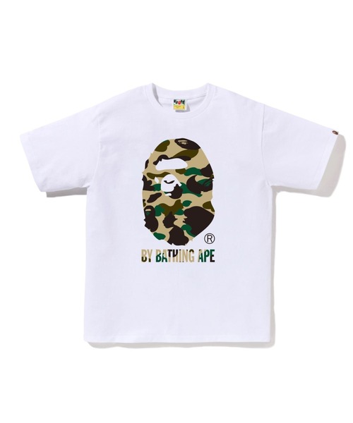 A BATHING APE(アベイシングエイプ)の「1ST CAMO BY BATHING APE TEE(Tシャツ/カットソー・メンズ・ホワイト×グリーン/ホワイト系その他7/ブラック×グリーン/ホワイト×イエロー/ブラック×イエロー/ブラック系その他7・XXX-LARGE/X-LARGE/LARGE/XX-LARGE/SMALL/MEDIUM)」の3枚目の写真