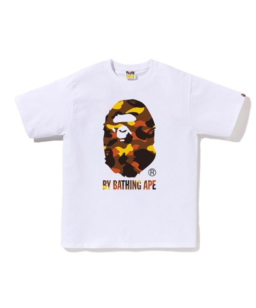 A BATHING APE(アベイシングエイプ)の「1ST CAMO BY BATHING APE TEE(Tシャツ/カットソー・メンズ・ホワイト×グリーン/ホワイト系その他7/ブラック×グリーン/ホワイト×イエロー/ブラック×イエロー/ブラック系その他7・XXX-LARGE/X-LARGE/LARGE/XX-LARGE/SMALL/MEDIUM)」の4枚目の写真