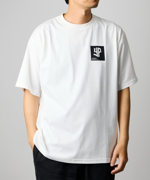 YAKPAK（ヤックパック）の「【 YAKPAK / ヤックパック 】TURN TABLE Tシャツ（Tシャツ/カットソー・メンズ・ホワイト/ブラック・LARGE/X-LARGE/MEDIUM）」の6枚目の写真