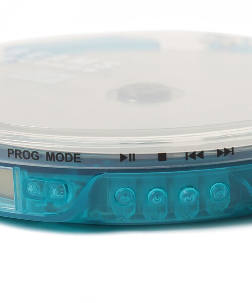 BEAMS RECORDS（ビームスレコーズ）の「Clear Portable CD Player（CD・メンズ・ブルー・ONE SIZE）」の6枚目の写真