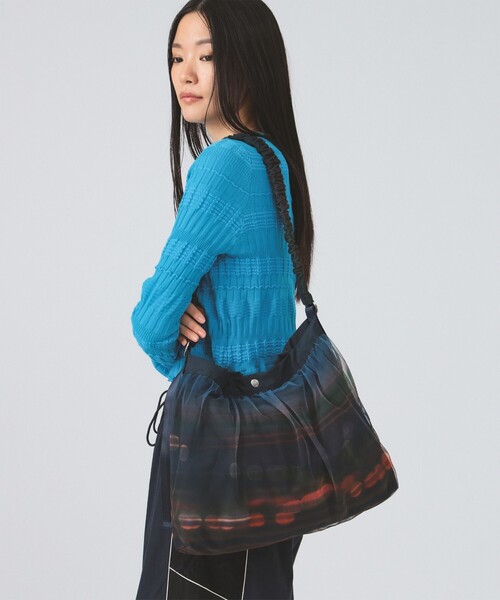 Ray BEAMS（レイビームス）の「メッシュ ショルダー バッグ（ショルダーバッグ・レディース・ネイビー/その他・ONE SIZE）」の2枚目の写真