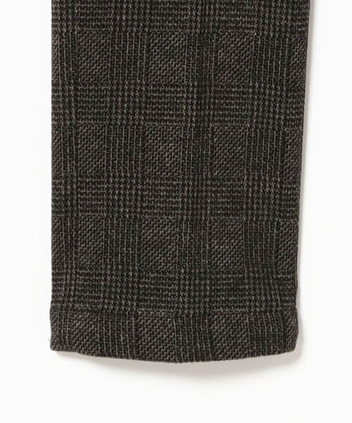 giab's ARCHIVIO(ジャブス アルキヴィオ)の「【別注】giabsarchivio / MASACCIO ミックスファブリック グレンチェック柄 1プリーツ ドローコードスラックス(その他パンツ・メンズ・ブラック/チャコールグレー・46/44/50/48)」の7枚目の写真