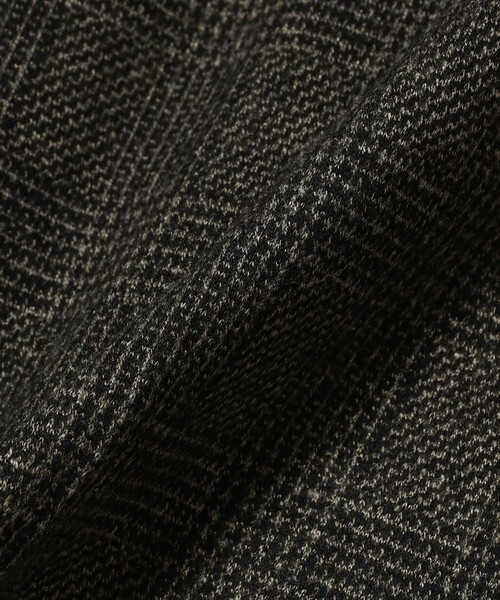 giab's ARCHIVIO(ジャブス アルキヴィオ)の「【別注】giabsarchivio / MASACCIO ミックスファブリック グレンチェック柄 1プリーツ ドローコードスラックス(その他パンツ・メンズ・ブラック/チャコールグレー・46/44/50/48)」の9枚目の写真