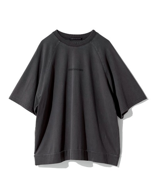 THREE FIFTY STANDARD（スリーフィフティースタンダード）の「ＴＨＲＥＥ　ＦＩＦＴＹ　ＳＴＡＮＤＡＲＤ　ピグメント加工のロゴプリントＴシャツ（Tシャツ/カットソー・レディース・スモークピンク/チャコールグレー/ベージュ・M/L/LL）」の20枚目の写真