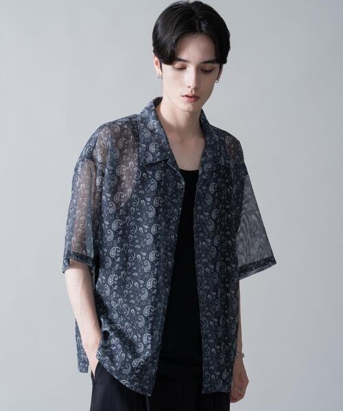 BROWNY(ブラウニー)の「BROWNY/メッシュパターンオープンカラーシャツ(シャツ/ブラウス・メンズ・その他1/その他2・MEDIUM/LARGE)」の6枚目の写真