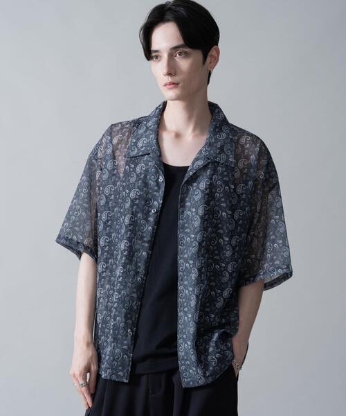 BROWNY(ブラウニー)の「BROWNY/メッシュパターンオープンカラーシャツ(シャツ/ブラウス・メンズ・その他1/その他2・MEDIUM/LARGE)」の7枚目の写真