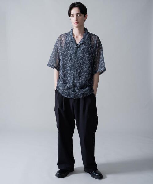 BROWNY(ブラウニー)の「BROWNY/メッシュパターンオープンカラーシャツ(シャツ/ブラウス・メンズ・その他1/その他2・MEDIUM/LARGE)」の8枚目の写真
