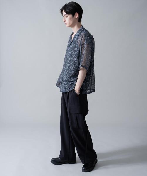 BROWNY(ブラウニー)の「BROWNY/メッシュパターンオープンカラーシャツ(シャツ/ブラウス・メンズ・その他1/その他2・MEDIUM/LARGE)」の9枚目の写真
