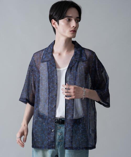 BROWNY(ブラウニー)の「BROWNY/メッシュパターンオープンカラーシャツ(シャツ/ブラウス・メンズ・その他1/その他2・MEDIUM/LARGE)」の13枚目の写真