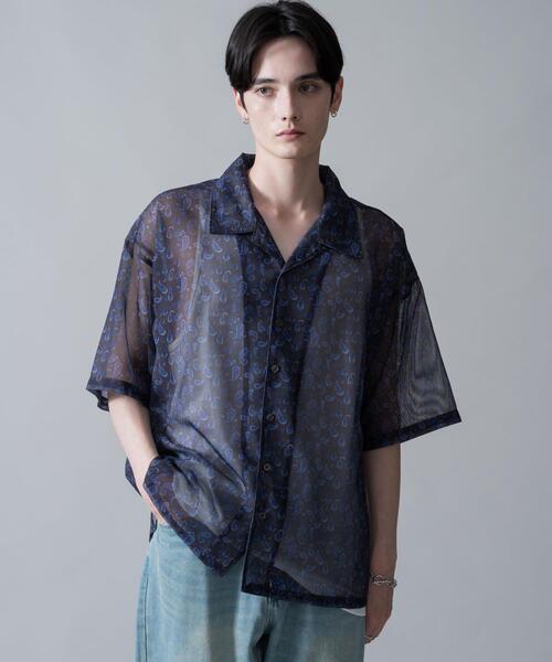 BROWNY(ブラウニー)の「BROWNY/メッシュパターンオープンカラーシャツ(シャツ/ブラウス・メンズ・その他1/その他2・MEDIUM/LARGE)」の14枚目の写真