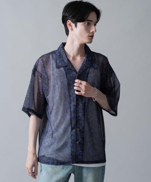BROWNY(ブラウニー)の「BROWNY/メッシュパターンオープンカラーシャツ(シャツ/ブラウス・メンズ・その他1/その他2・MEDIUM/LARGE)」の15枚目の写真