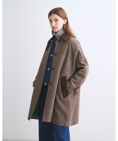 Traditional Weatherwear（トラディショナルウェザーウェア）の「MALTON HT（ステンカラーコート・レディース・グレー系その他/ブラウン系その他/ブラック系その他2/ブラック系その他・30/34/32）」の2枚目の写真