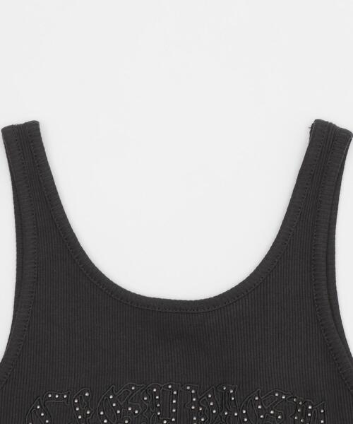 WEGO(ウィゴー)の「WEGO/スタッズグラフィックタンク(タンクトップ・レディース・スミクロ/ブラウン・FREE)」の19枚目の写真